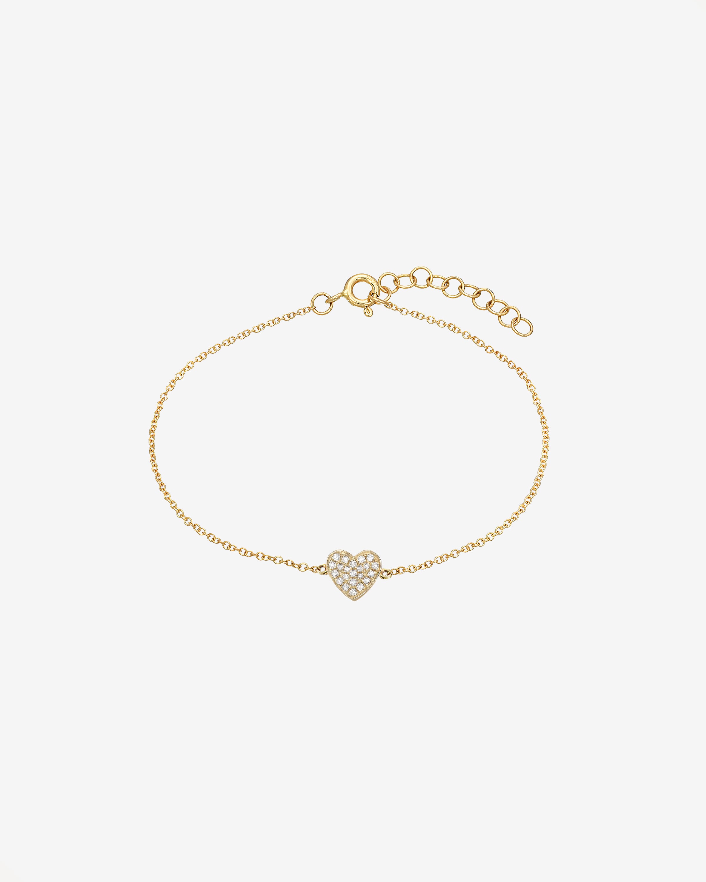 Diamond Heart Bracelet Zoe Lev Jewelry