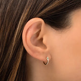 Diamond Snake Huggie - Single SAMPLE SALE Zoe Lev Jewelry