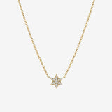 Diamond Star of David Necklace Zoe Lev Jewelry