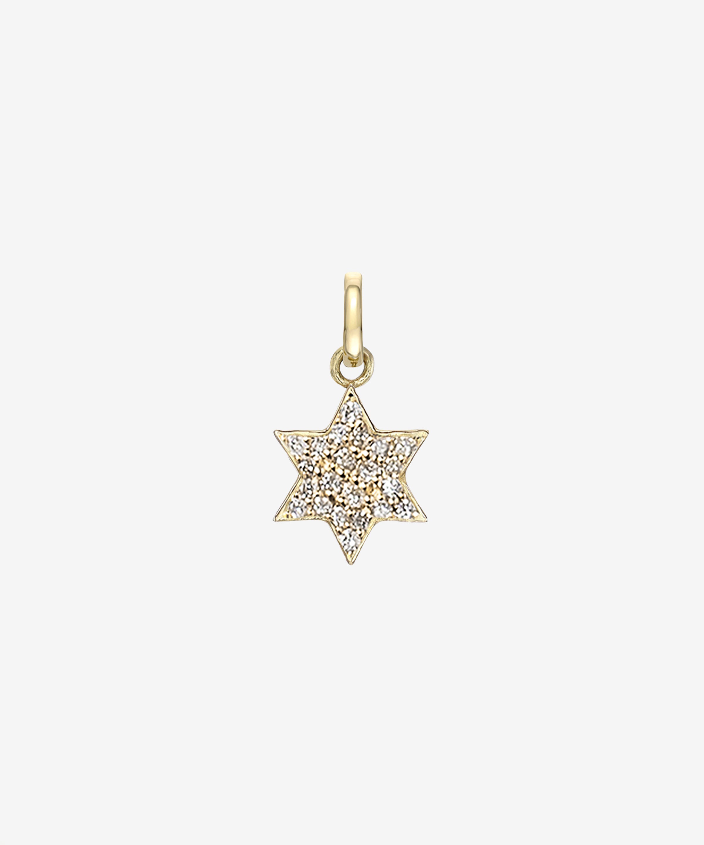 Diamond Star of David Pendant Zoe Lev Jewelry
