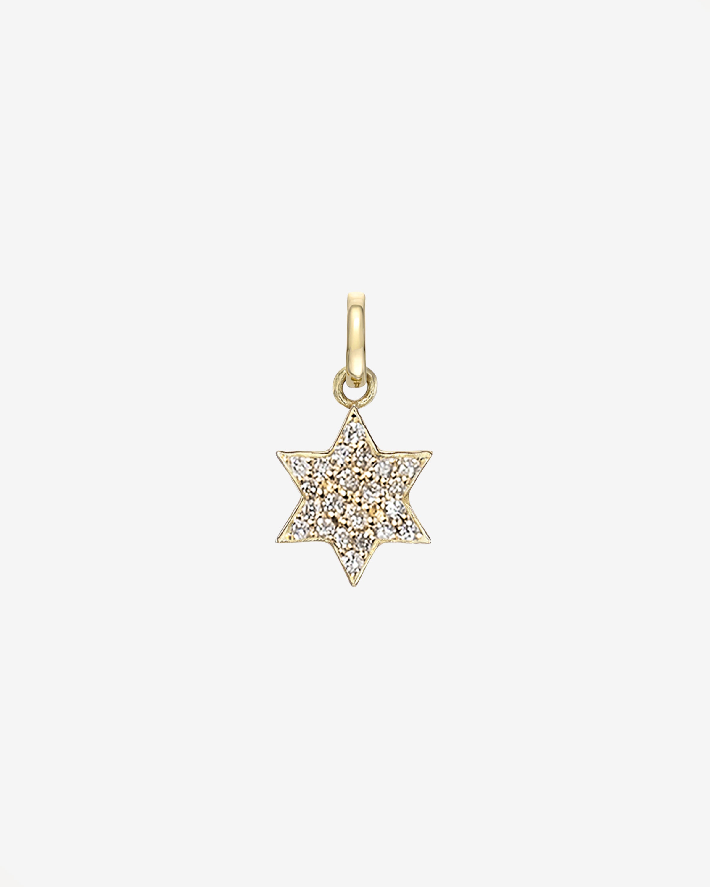 Diamond Star of David Pendant Zoe Lev Jewelry