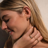 Domed Starburst Ring Zoe Lev Jewelry