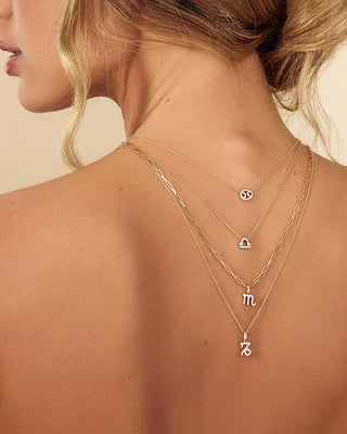 Diamond Zodiac Sign Necklace