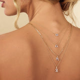 Diamond Zodiac Sign Pendant Personalized Zoe Lev Jewelry