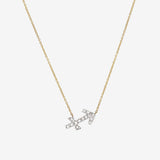 Diamond Zodiac Sign Necklace