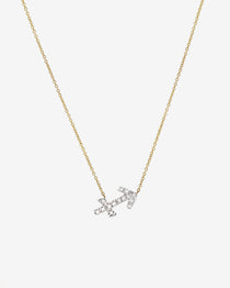 Diamond Zodiac Sign Necklace Personalized Zoe Lev Jewelry