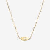 Diamond Evil Eye Necklace