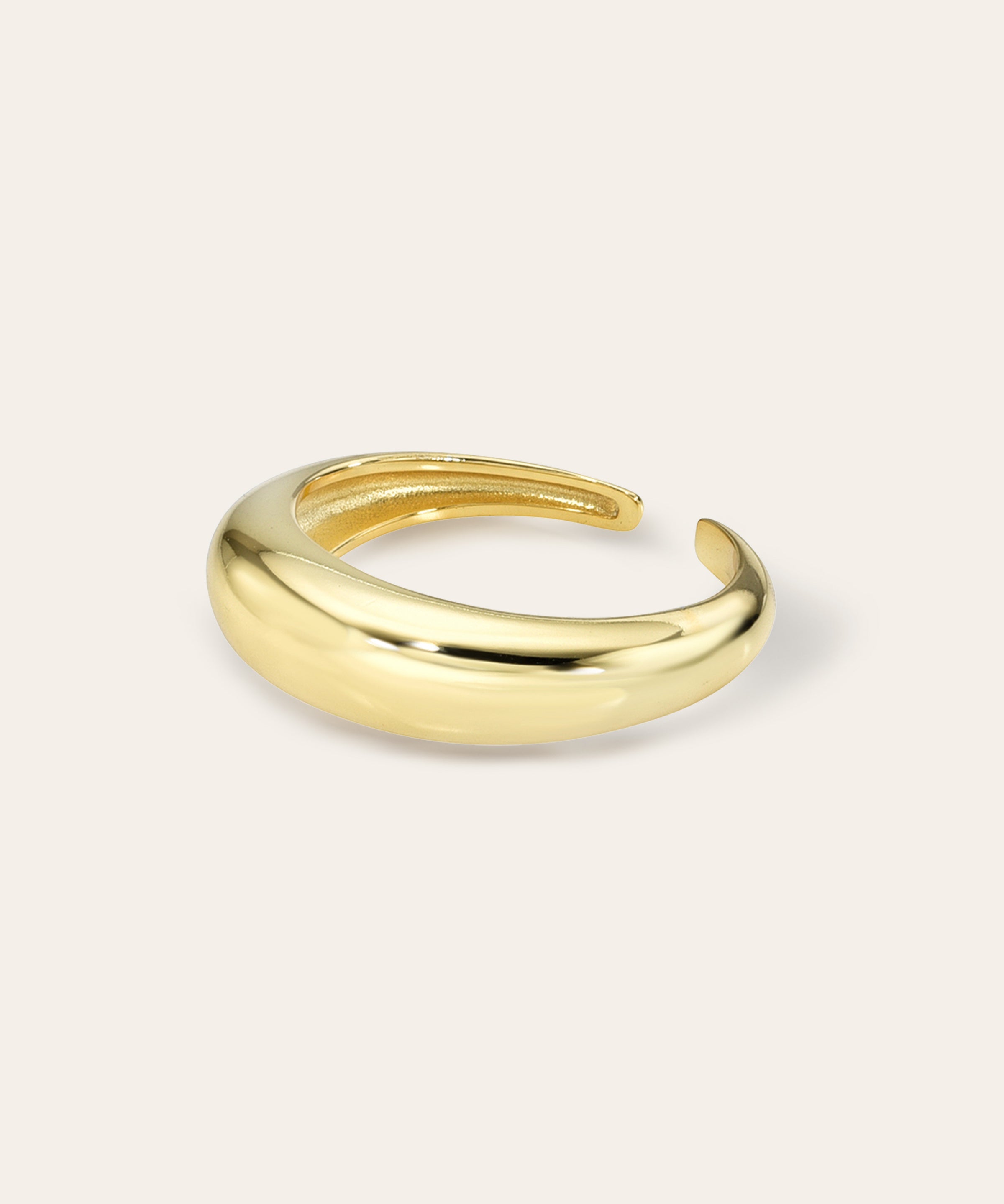 Dome Ring Vermeil Zoe Lev Jewelry
