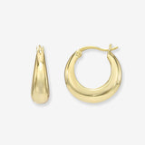 Dome Huggie Earrings Vermeil Zoe Lev Jewelry