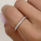 Double Row Diamond Band SAMPLE SALE Zoe Lev Jewelry