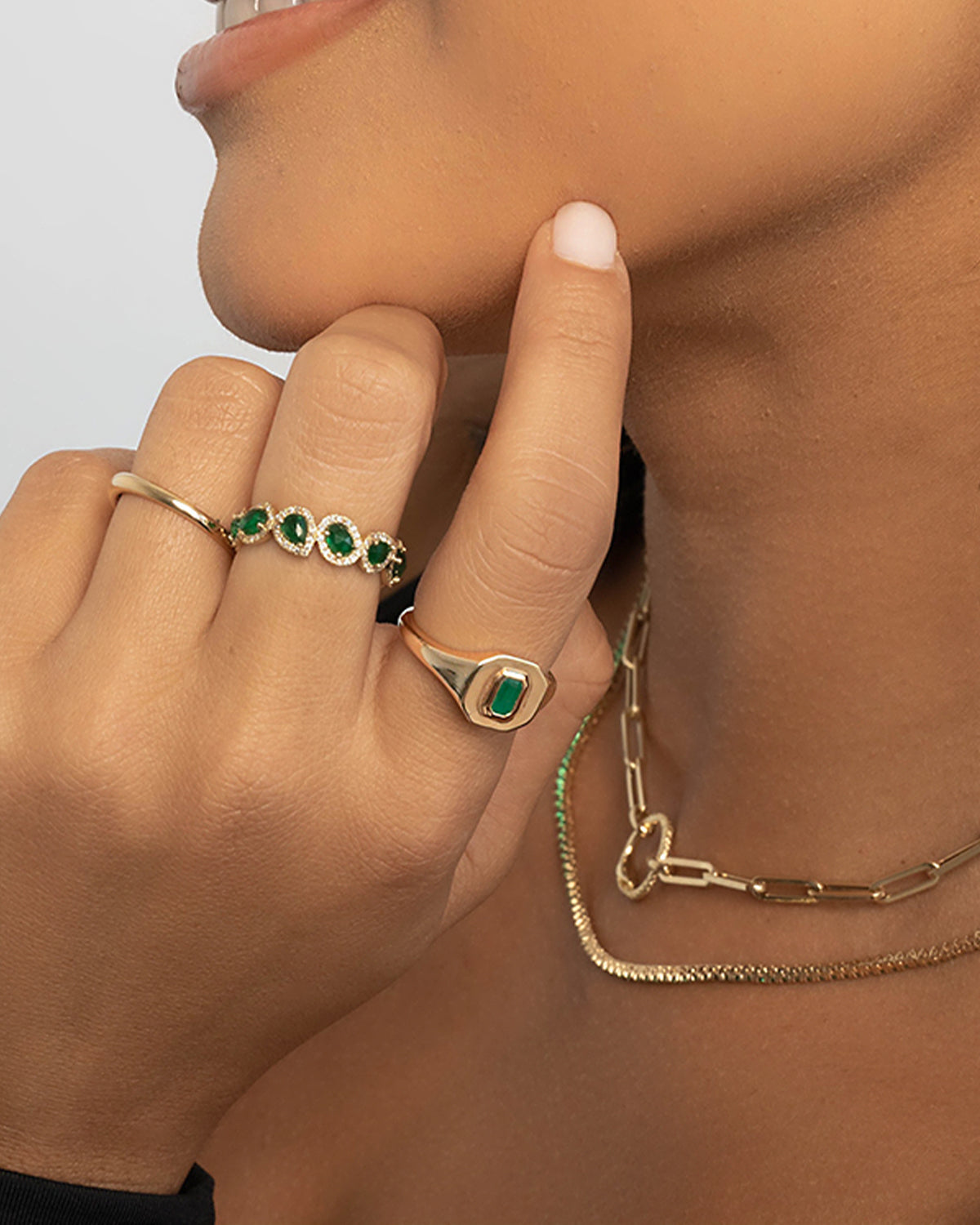 Emerald Signet Ring