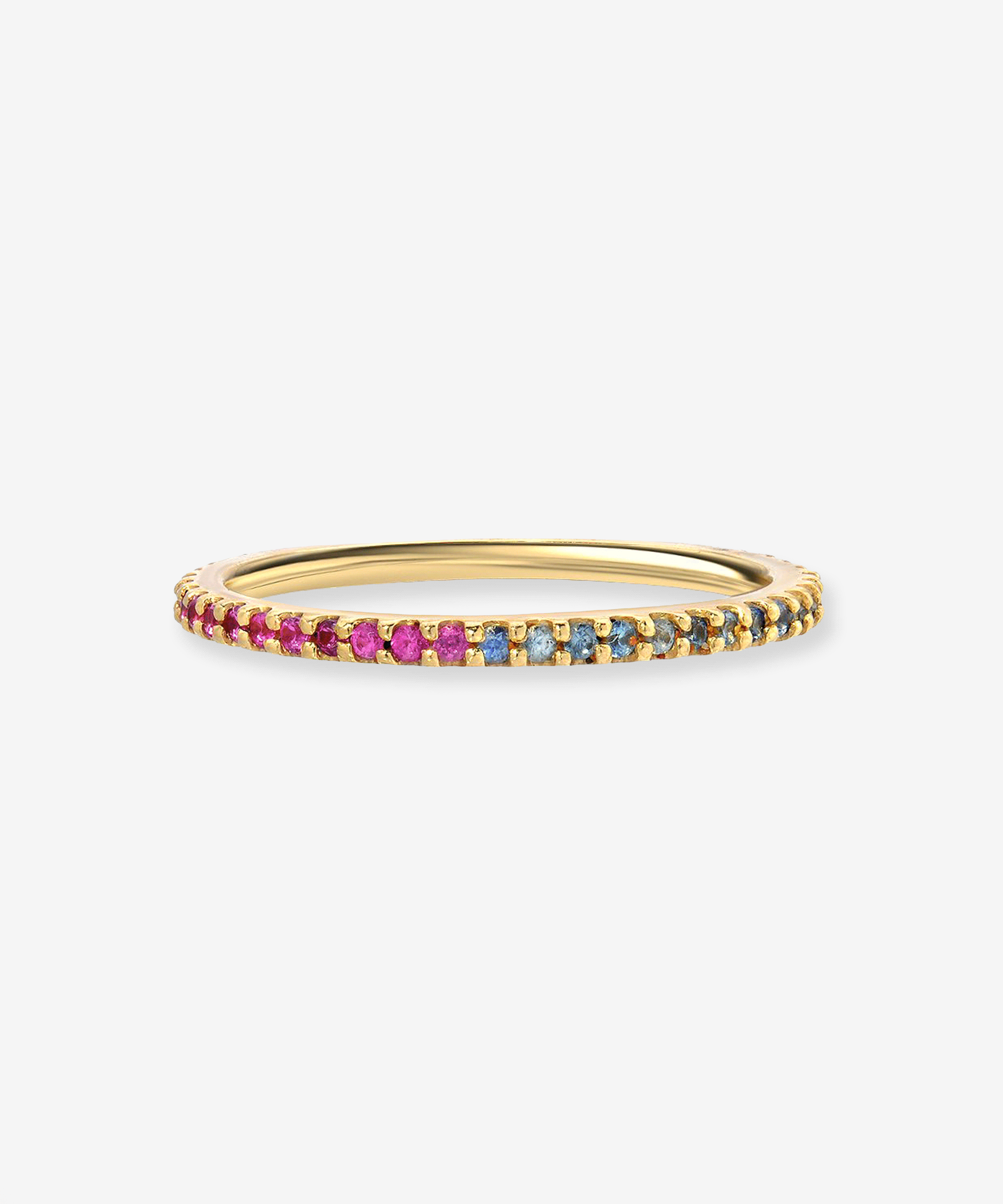 Eternity Split Birthstones Band Personalized Zoe Lev Jewelry