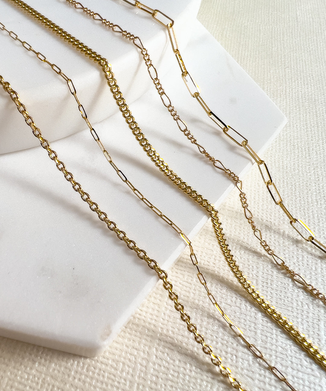 14k Gold Baby Open Link Chain Bracelet Chains Zoe Lev Jewelry