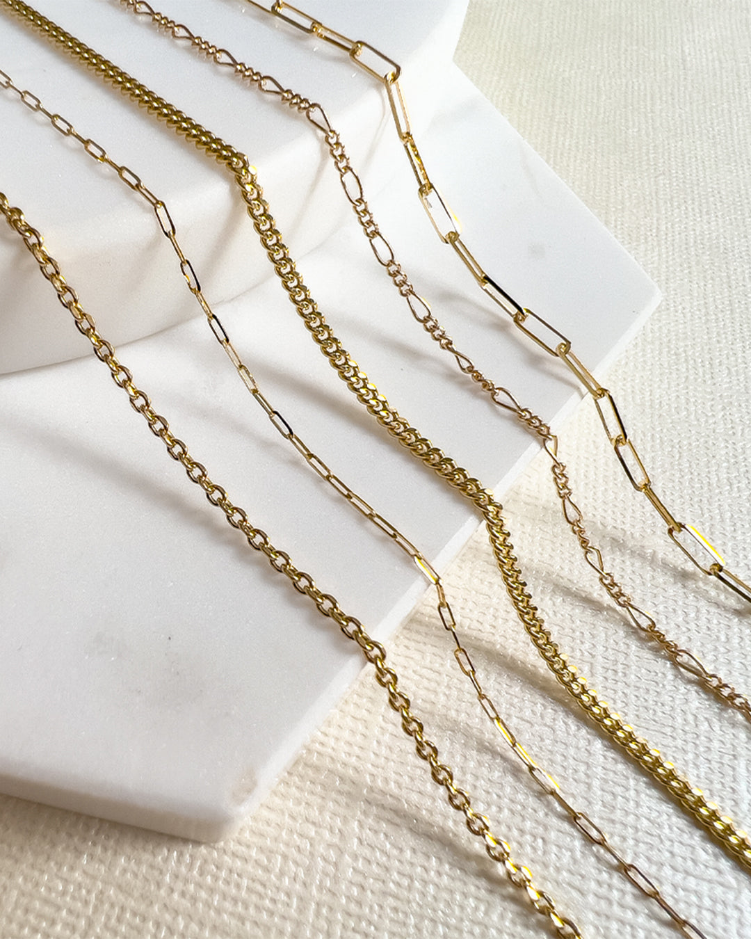 14k Gold Baby Open Link Chain Bracelet Chains Zoe Lev Jewelry