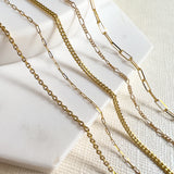 14k Gold Figaro Chain Bracelet Chains Zoe Lev Jewelry