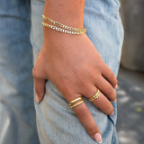 Braided Band Ring Vermeil Zoe Lev Jewelry