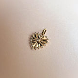 Diamond Framed Small Pleated Heart Pendant Zoe Lev Jewelry