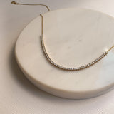 Diamond Row Tennis Necklace Tennis Zoe Lev Jewelry
