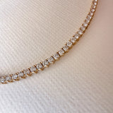 Diamond Row Tennis Necklace Tennis Zoe Lev Jewelry