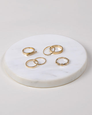 14K Gold Bamboo Ring