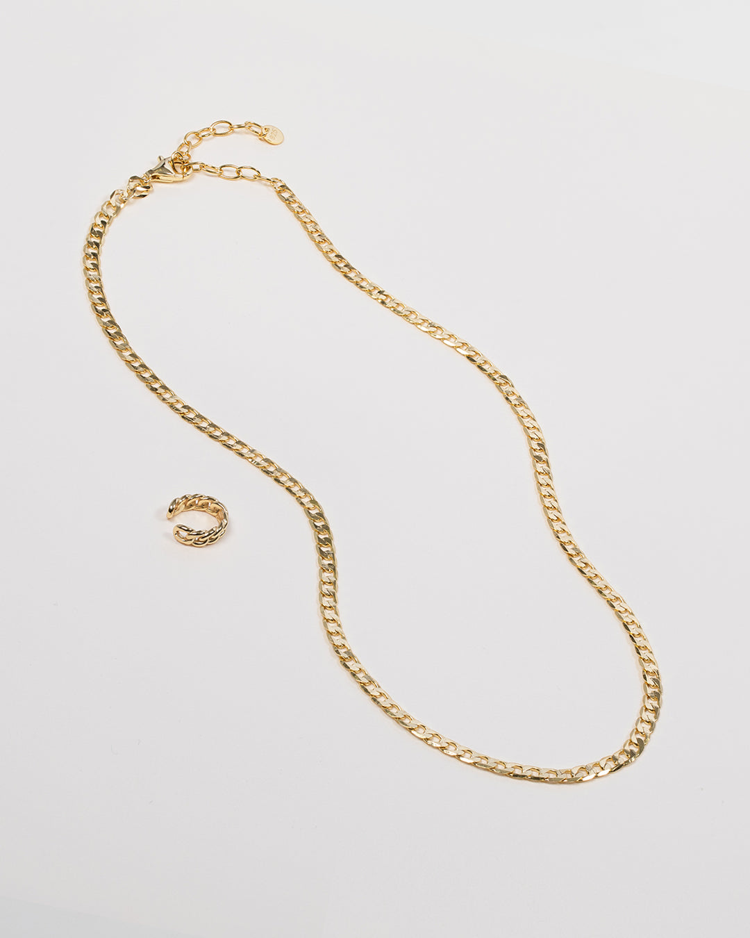Cuban Link Ear Cuff Vermeil Zoe Lev Jewelry
