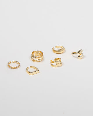 Vermeil Ribbed Dome Ring