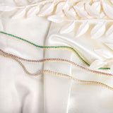 3 Prong Diamond Tennis Necklace Zoe Lev Jewelry