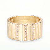Large Diamond Cigar Bar Ring Zoe Lev Jewelry