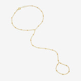Gold Segment Hand Chain