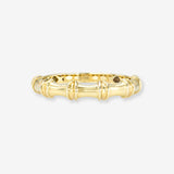 14K Gold Bamboo Ring Zoe Lev Jewelry
