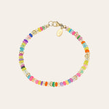Rainbow Opal Segment Bracelet - 6.5" SAMPLE SALE Zoe Lev Jewelry