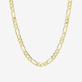 Figaro Chain Necklace Vermeil Zoe Lev Jewelry