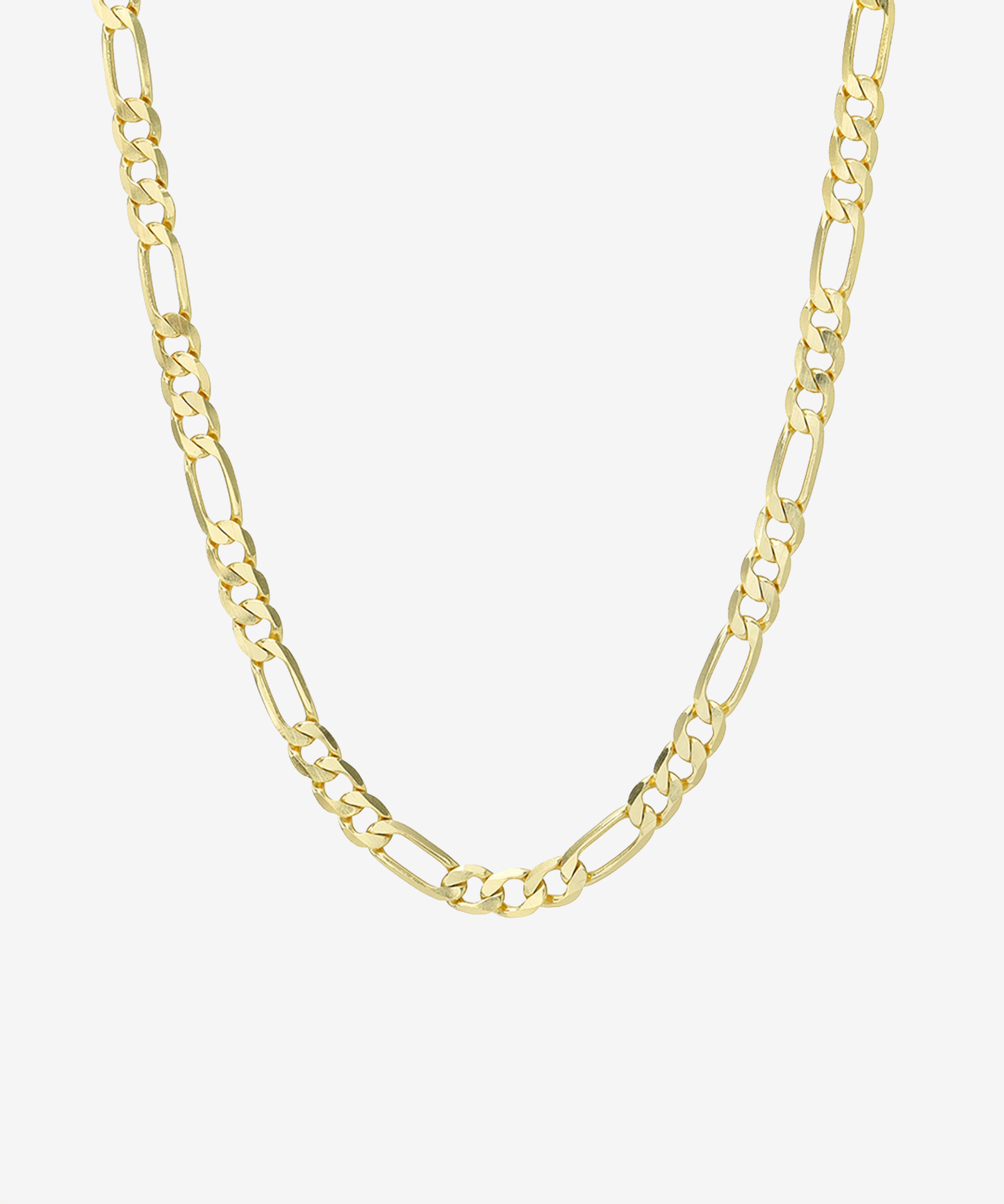 Figaro Chain Necklace Vermeil Zoe Lev Jewelry
