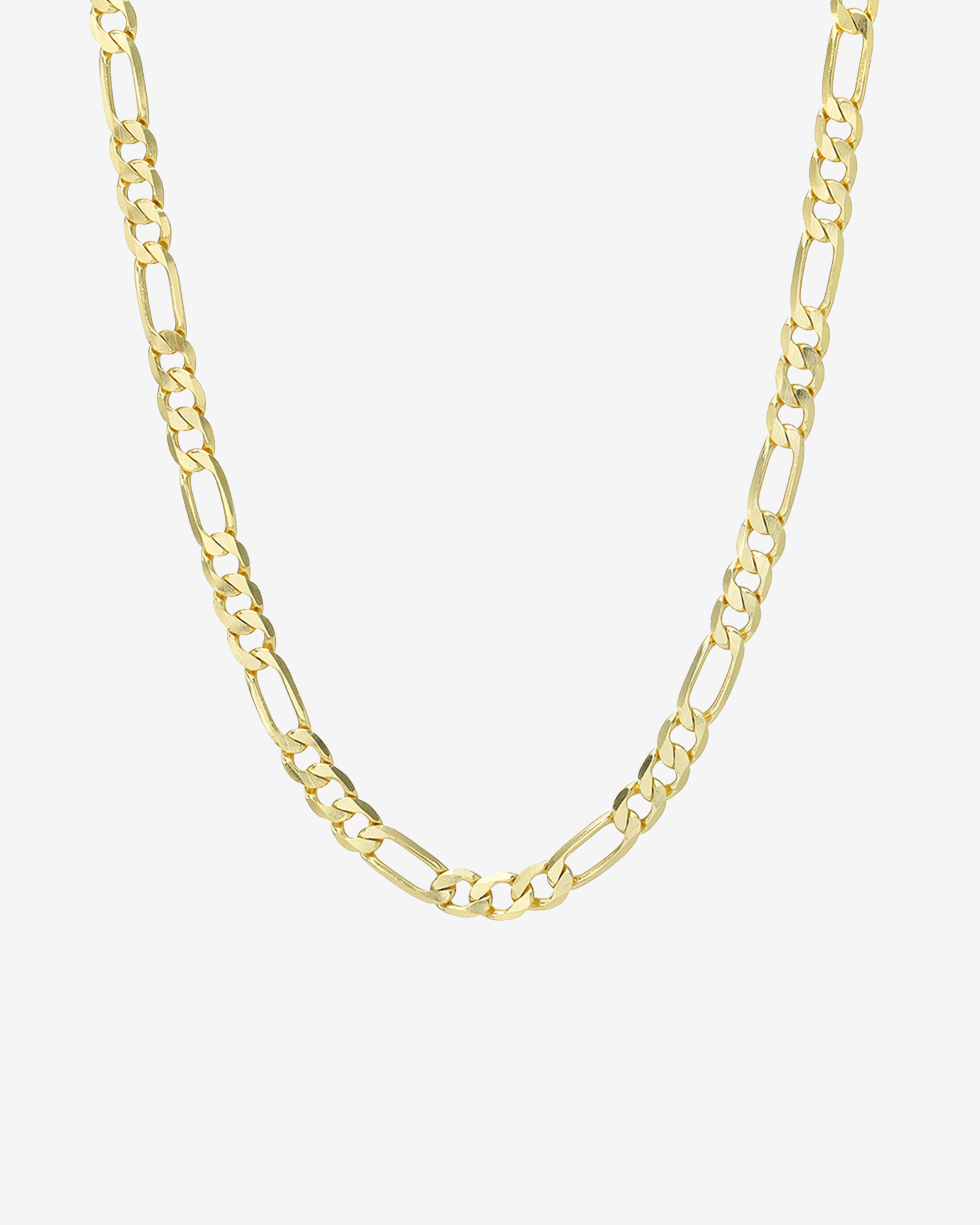 Figaro Chain Necklace Vermeil Zoe Lev Jewelry