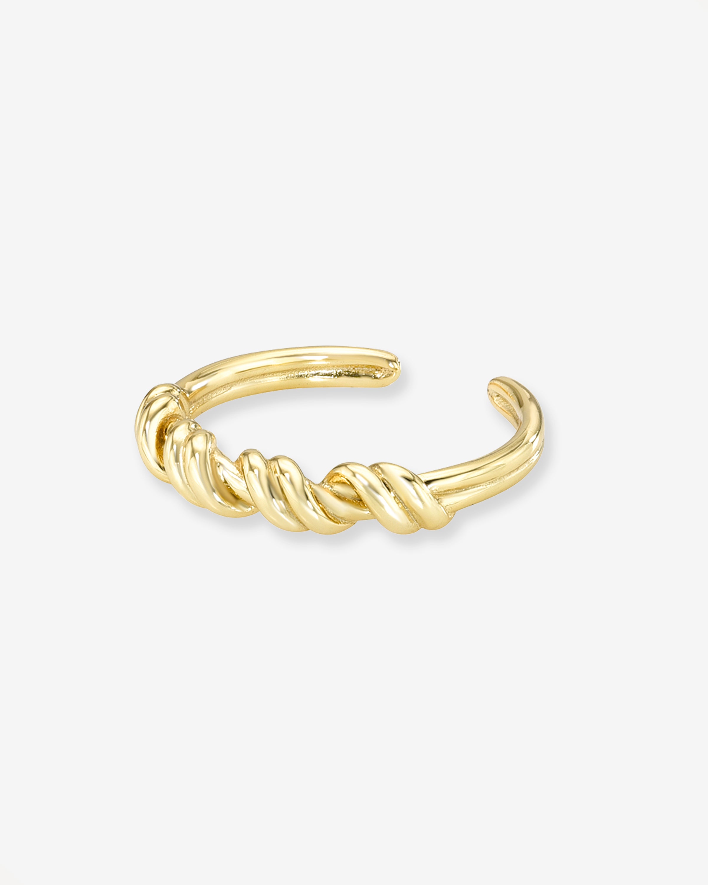 Half Twist Ring Vermeil Zoe Lev Jewelry
