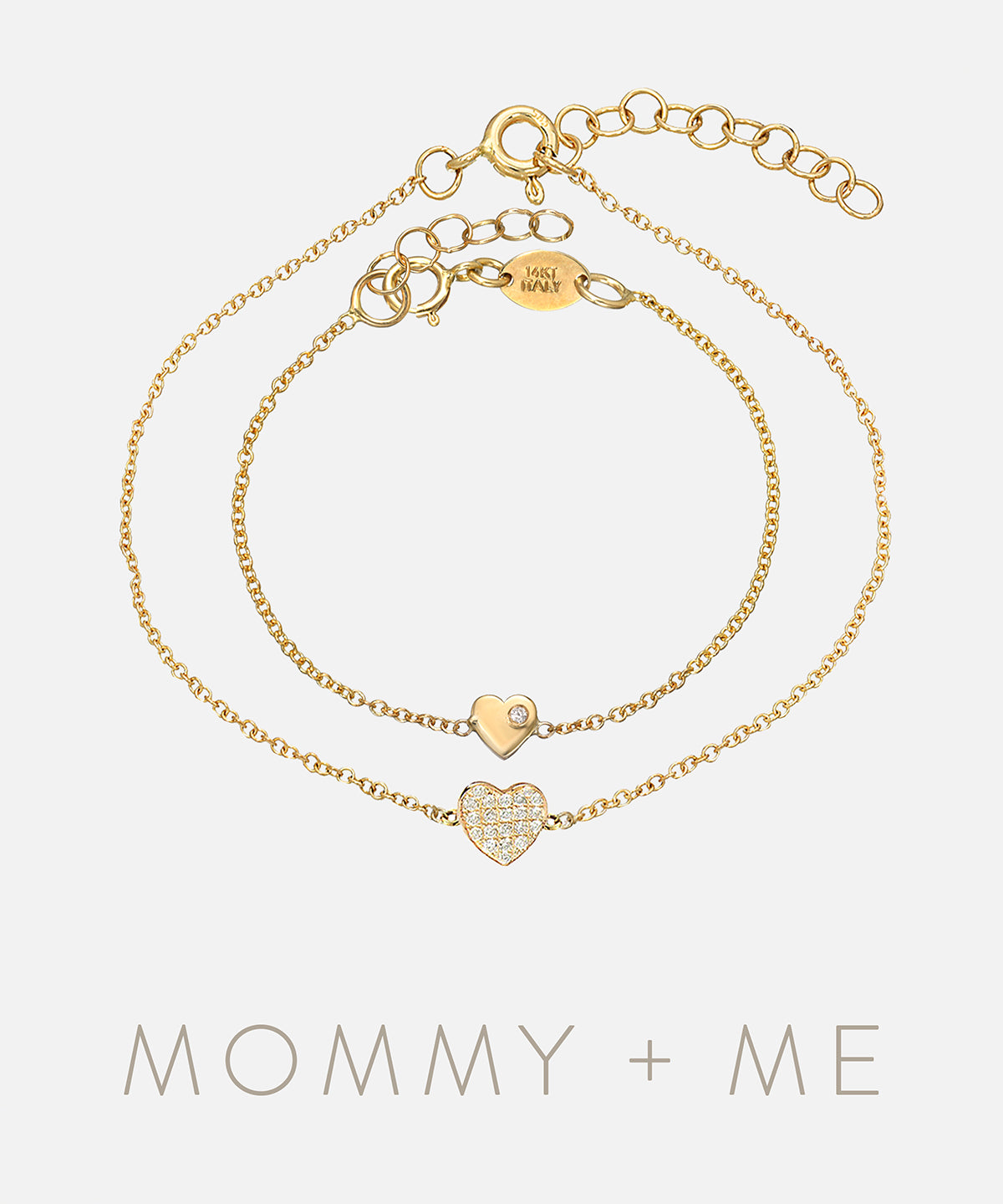 Heart Bracelets - Mommy + Me Zoe Lev Jewelry