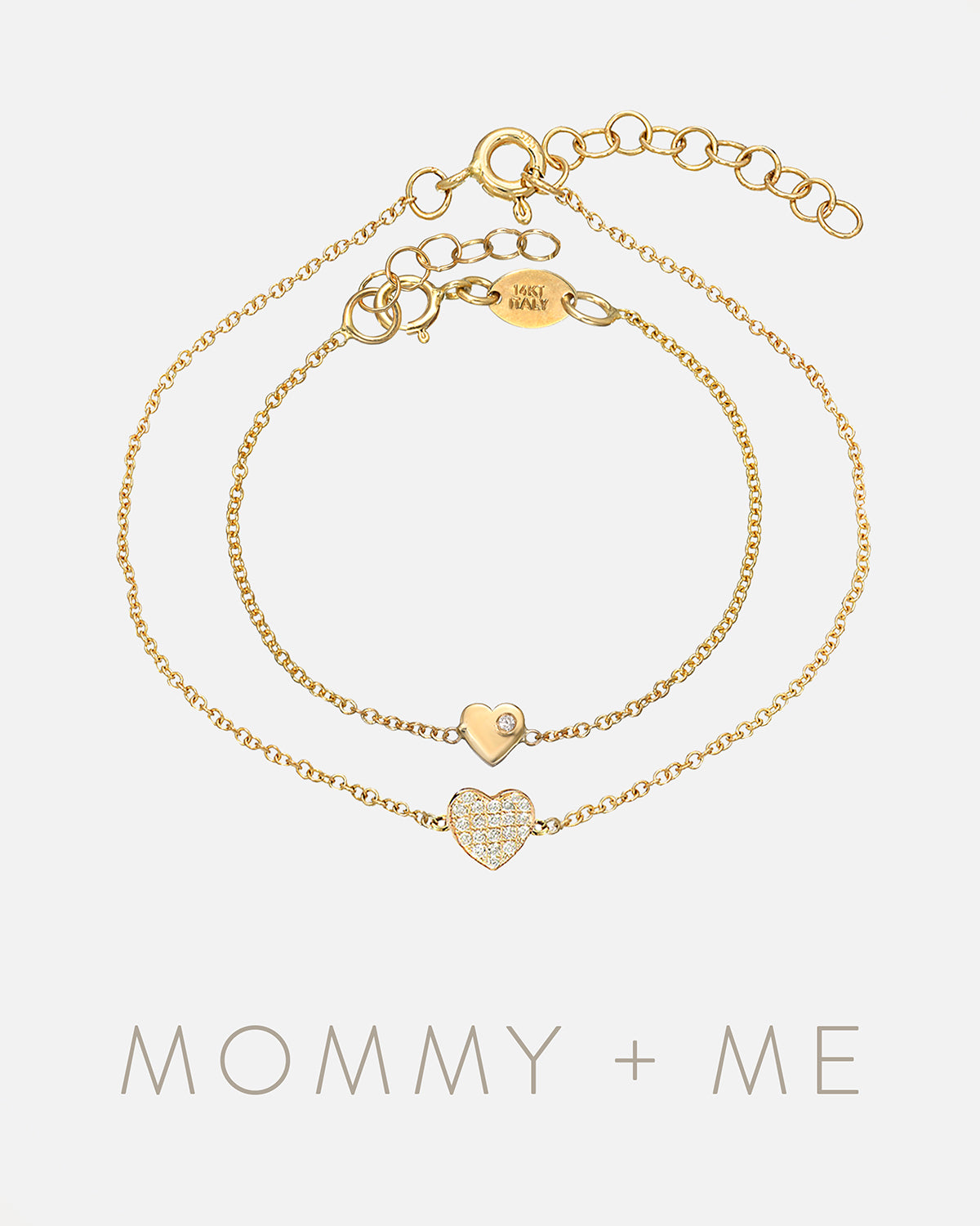 Heart Bracelets - Mommy + Me Zoe Lev Jewelry
