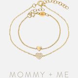 Heart Bracelets - Mommy + Me Zoe Lev Jewelry