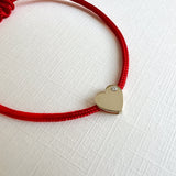 Heart with Diamond Fortune Bracelets - Mommy + Me Fortune Zoe Lev Jewelry