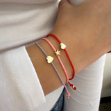 Heart with Diamond Fortune Bracelets - Mommy + Me Fortune Zoe Lev Jewelry