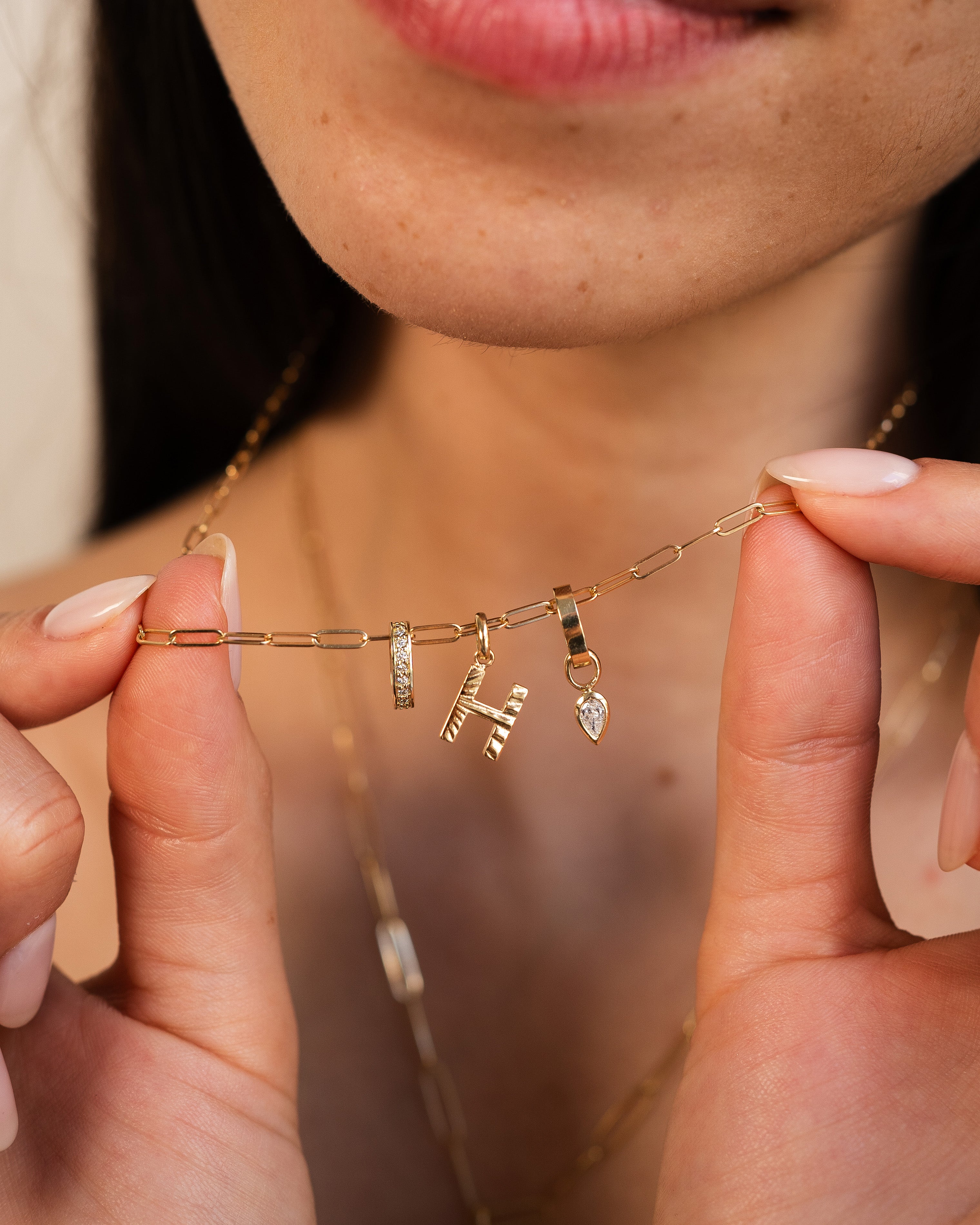 Gold Heirloom Charm SAMPLE SALE Zoe Lev Jewelry