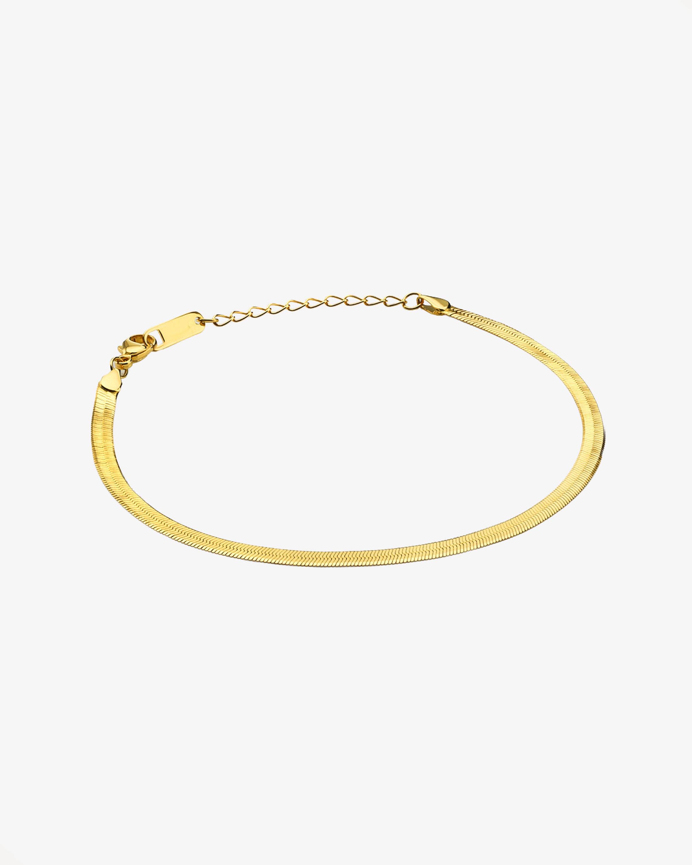 Herringbone Chain Bracelet Vermeil Zoe Lev Jewelry