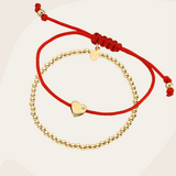 I Heart You Bracelet Stack Zoe Lev Jewelry