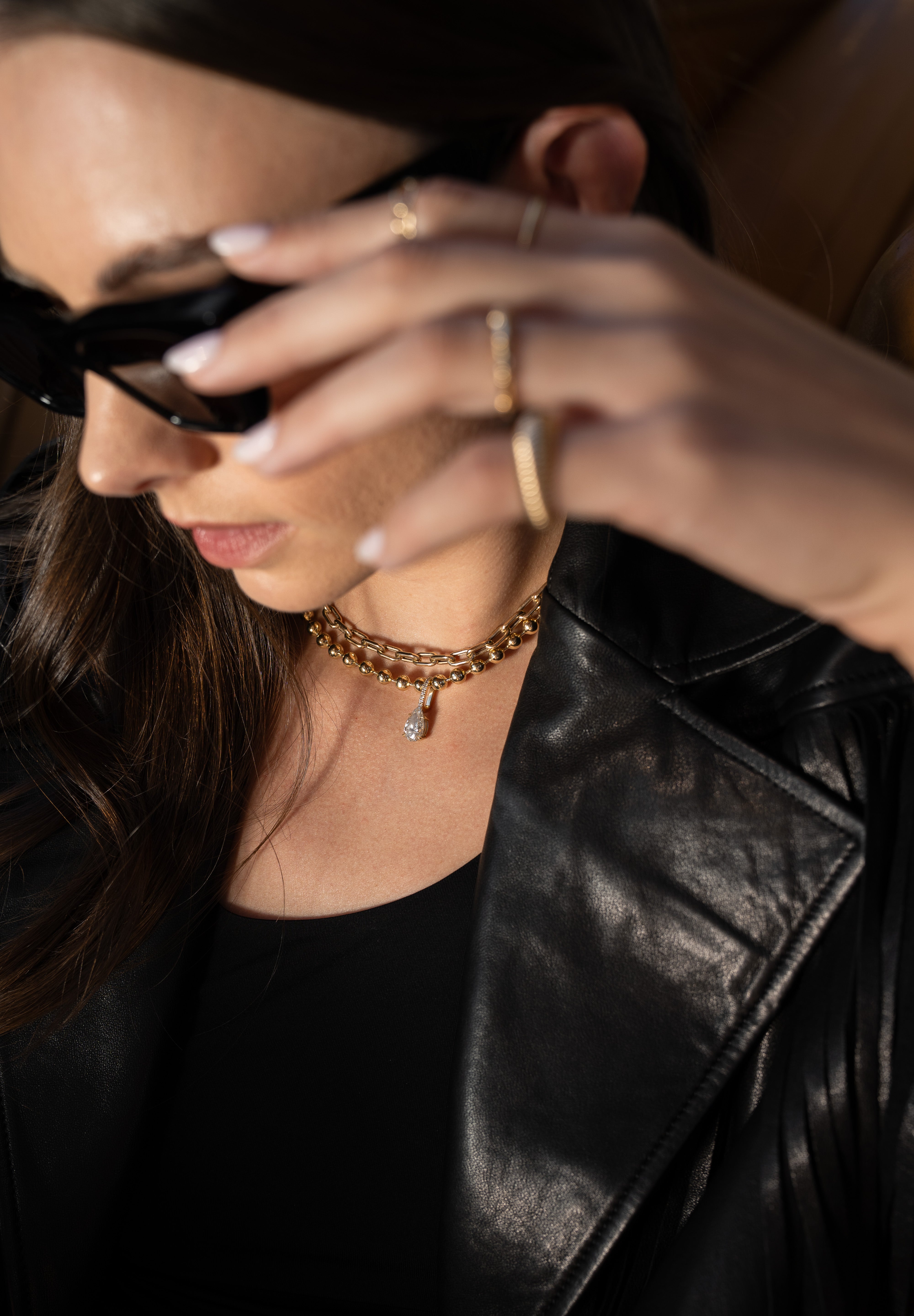 14K Gold Heavyweight Ball Chain Chains Zoe Lev Jewelry