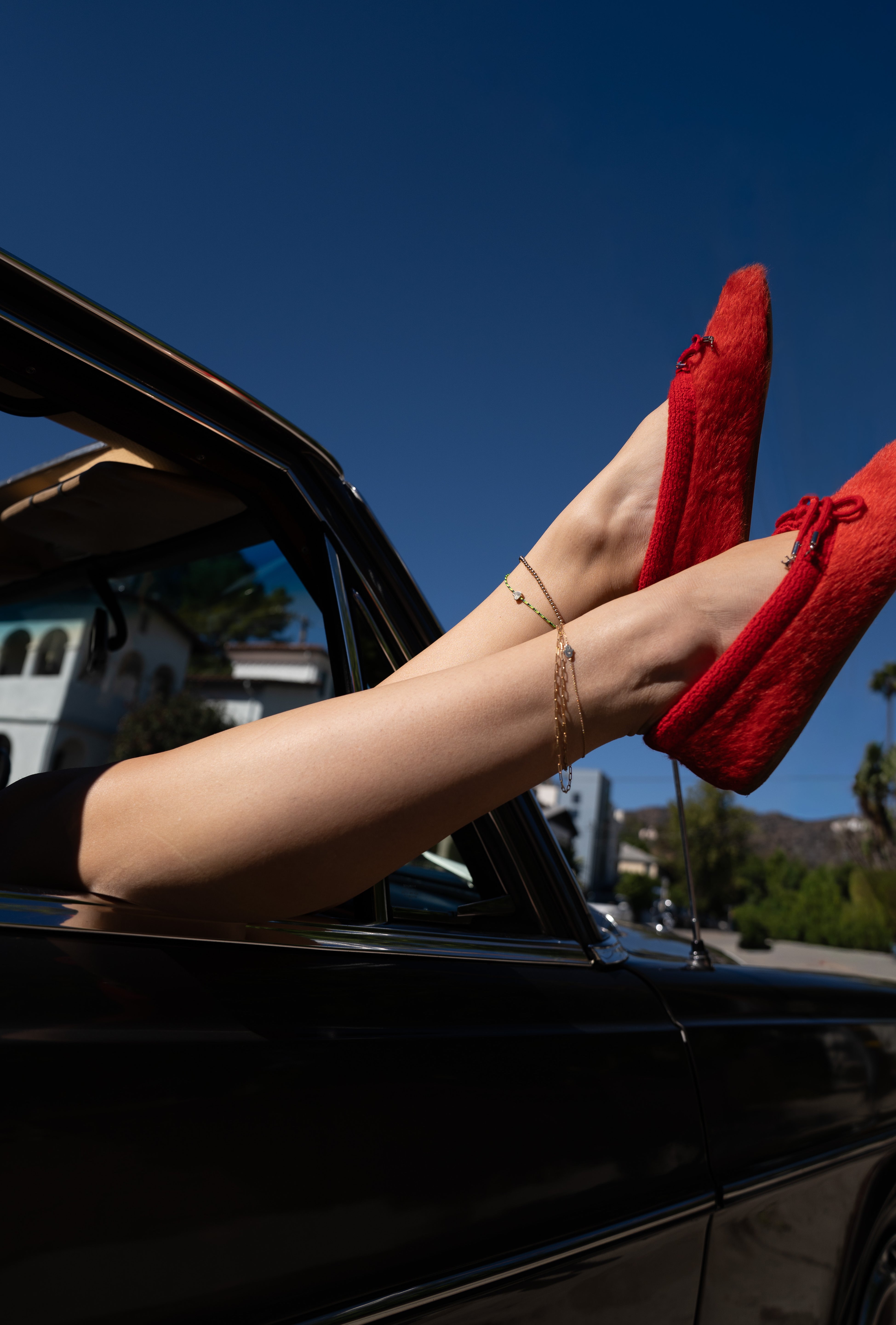 14k Gold Bead Anklet Zoe Lev Jewelry