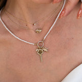 Pave Diamond Charm Enhancer Enhancer Zoe Lev Jewelry