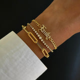 Bezel Graduating Diamond Tennis Bracelet Tennis Zoe Lev Jewelry