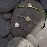 14k Gold Paracord Heart Fortune Bracelet Fortune Zoe Lev Jewelry