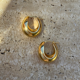 14k Gold Large Bubble Hoops Hoops & Huggies Zoe Lev Jewelry