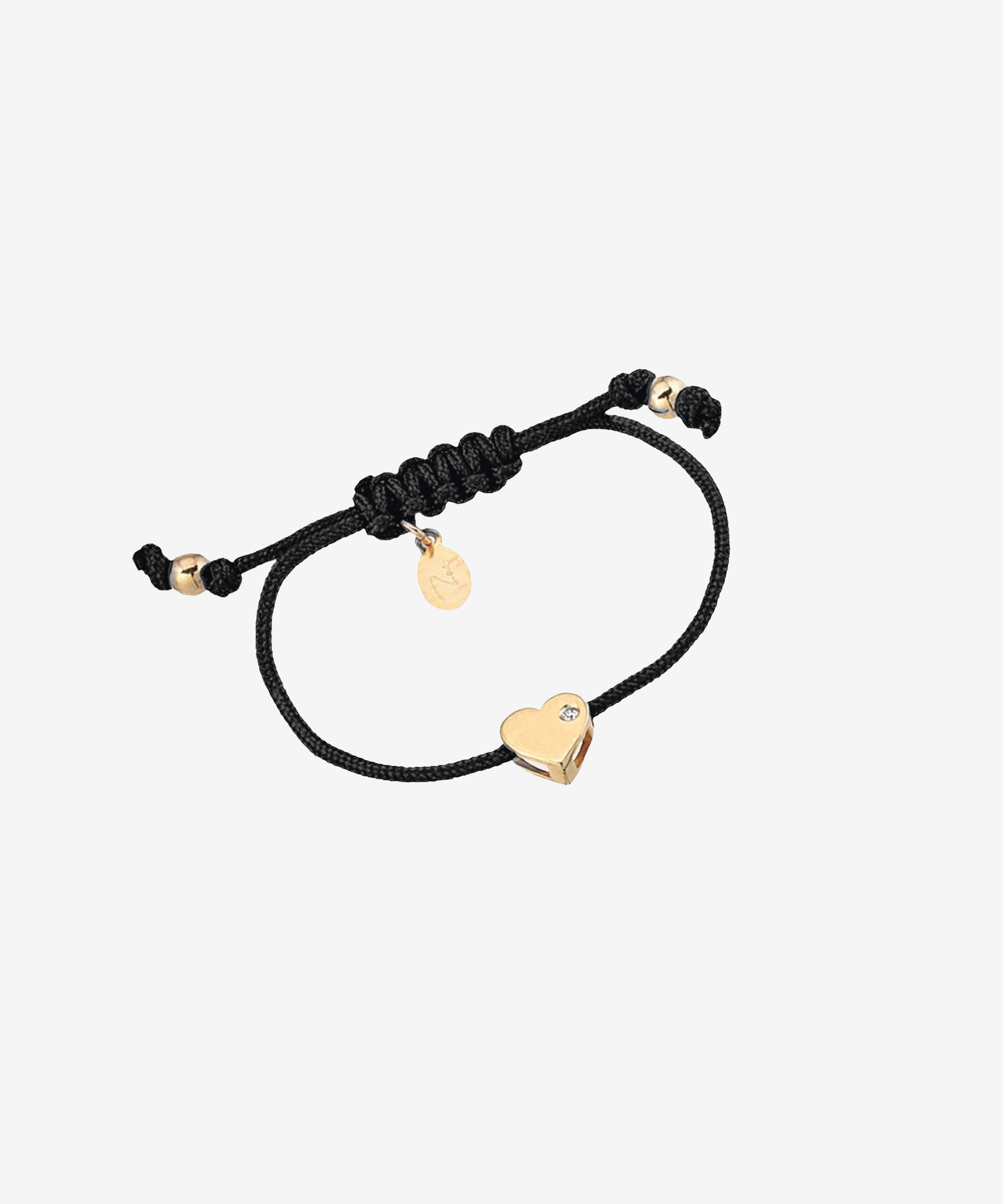 Kids Heart with Diamond Fortune Bracelet Fortune Zoe Lev Jewelry